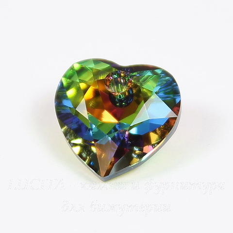 6432 Подвеска Сваровски Сердечко Heart Cut Crystal Vitrail Medium (10,5 мм)
