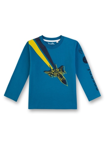 Лонгслив с самолетом Sanetta 125374 4999