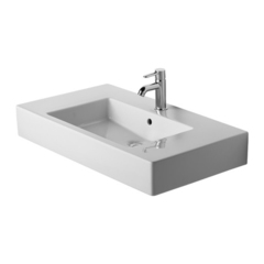 Duravit Vero Раковина для мебели без перелива, с 3 отв. под смес., 850x490мм, Цвет: Белый 329850044 фото