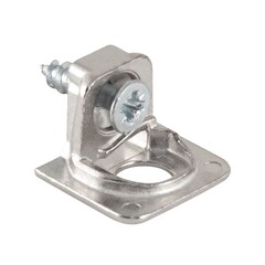 PK2 Опора полкодержателя с саморезом, никель