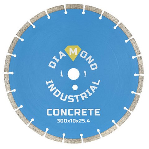 Алмазный диск по бетону,кирпичу,камню 300 мм Diamond Industrial