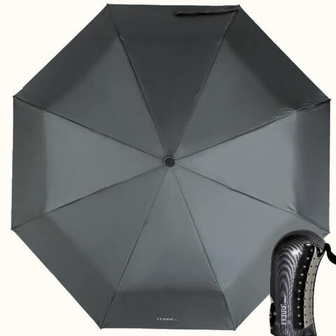 Серый большой зонт для мужчин