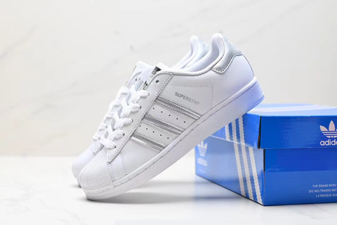 adidas Superstar 'White Silver Metallic' 