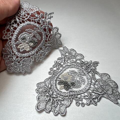 Кружево Triangle TULLE ILLUSION 2656/8 GREY