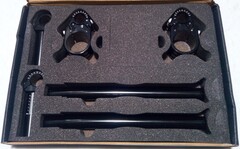 Клипоны 39 мм для мотоцикла / черные