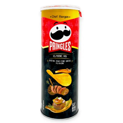 Чипсы Pringles Classic M5 со вкусом Стейка и фуа-гра, 80 гр