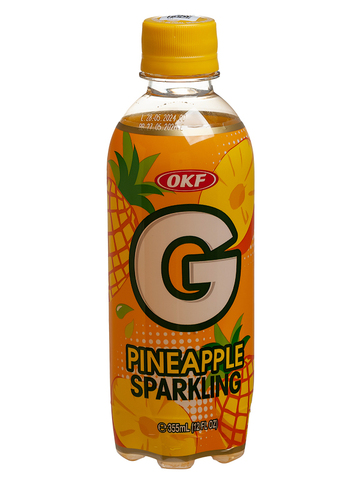 Напиток газированный Alphabet Sparkling G со вкусом ананаса, OKF, п/бут, 355 мл