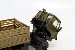 KAMAZ-4310 flatbed truck with awning khaki Elecon 1:43 used