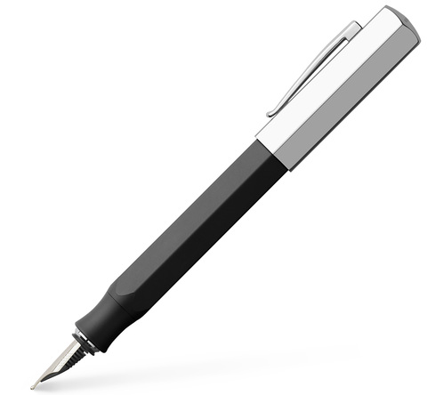 Перьевая ручка Faber-Castell Ondoro Graphite Black перо F