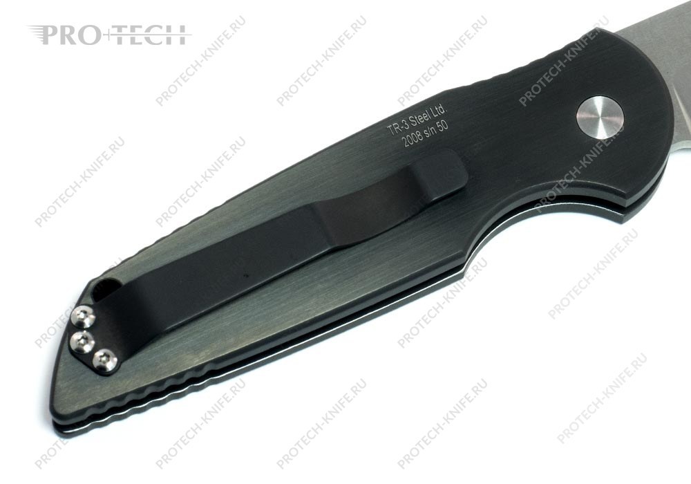 Нож Pro-Tech TR-3 Black limited 50 of 100 - фотография 