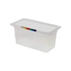 Гастроемкость из полипропилена без крышки GN 1/3 325х176х150 мм прозрачная