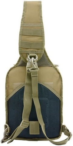 Картинка рюкзак однолямочный Skully Tactic RWZS13 green - 6