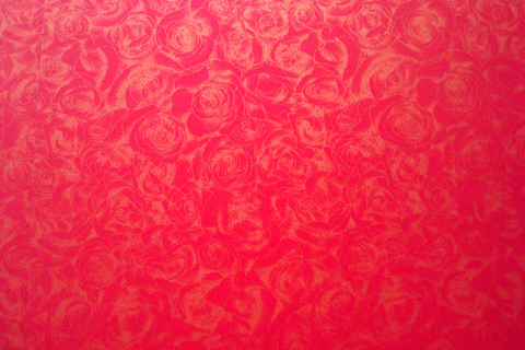 Дизайнерская бумага «Розы» 300 гр, красный
