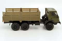 KAMAZ-4310 flatbed truck with awning khaki Elecon 1:43 used