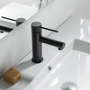 Смеситель для раковины чёрный матовый Timo Saona 2361/03F