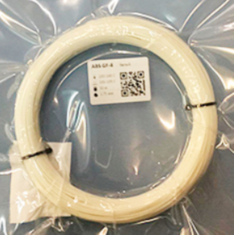 Пластик для 3D-принтера Filamentarno ABS GF-4 белый (50 м)