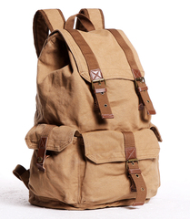 Винтажный рюкзак из ткани Virginland VIR-55 Khaki