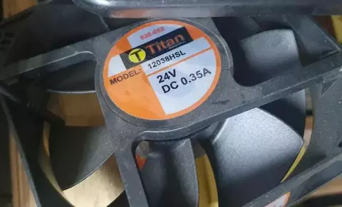 Вентилятор TITAN 120х120х38мм 24В 12038HSL DC 0.35A (скольжения) арт. 830-052