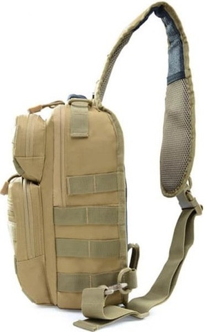 Картинка рюкзак однолямочный Skully Tactic RWZS13 green - 5