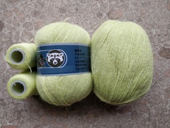 Лайм, арт. 61, пух норки синяя этикетка