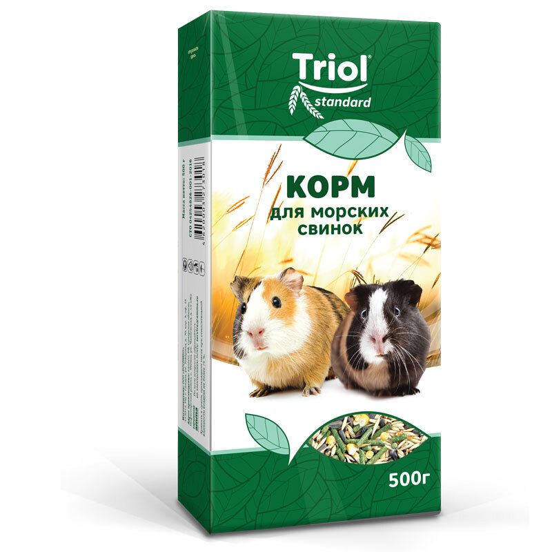 Корм для морских свинок, 500г, Тriol Standard купить с доставкой в ...