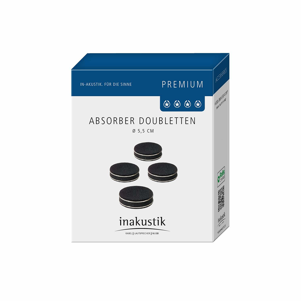 Inakustik Premium Doublette, 4 pcs, 008509