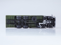 KAMAZ-65117 flatbed truck silver-dark-green 1:43 PAO KAMAZ