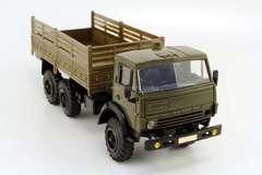 KAMAZ-4310 flatbed truck with awning khaki Elecon 1:43 used