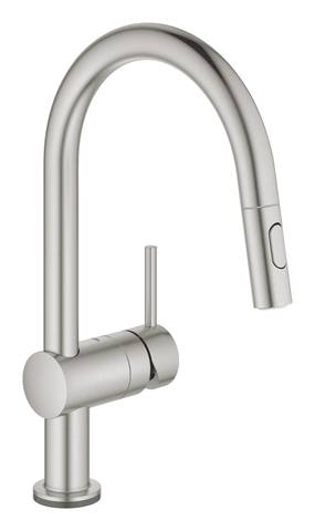 Смеситель для мойки с выдвижным изливом Grohe Minta Touch 31358DC2