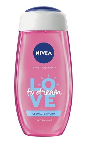 Duş geli \ Гель для душа Nivea 250мл Свежесть Пиона