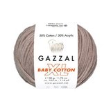 Пряжа Gazzal Baby Cotton XL 3434 мокко