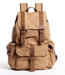 Винтажный рюкзак из ткани Virginland VIR-55 Khaki