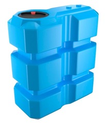 Емкость КН 1000 Ирпласт прямоугольная 1000 л. (1000 л.) вертикальный (1300x650x1525см;40кг;голубой) - арт.560334