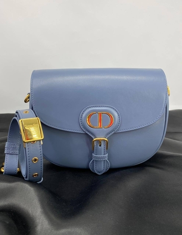 Сумка Dior Bobby, средний формат синий