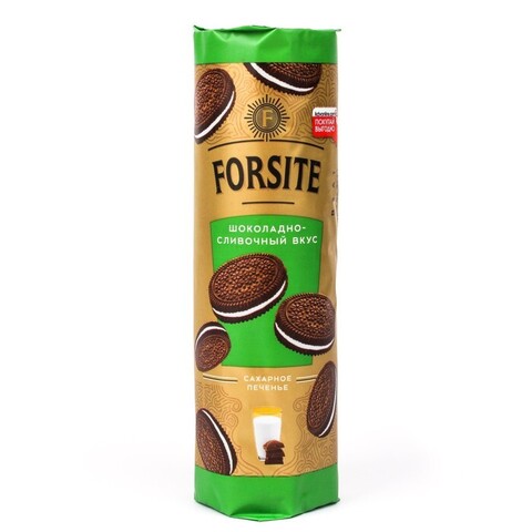 Печенье сахарное Форсит шоколад сливки 220г, шт