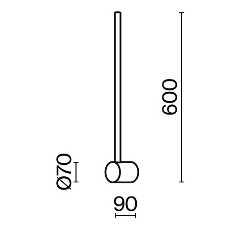 Настенный светодиодный светильник Maytoni Light stick MOD237WL-L6B3K