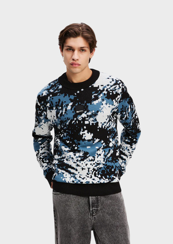 Джемпер KARL LAGERFELD JEANS Reg Half-zip Sweater