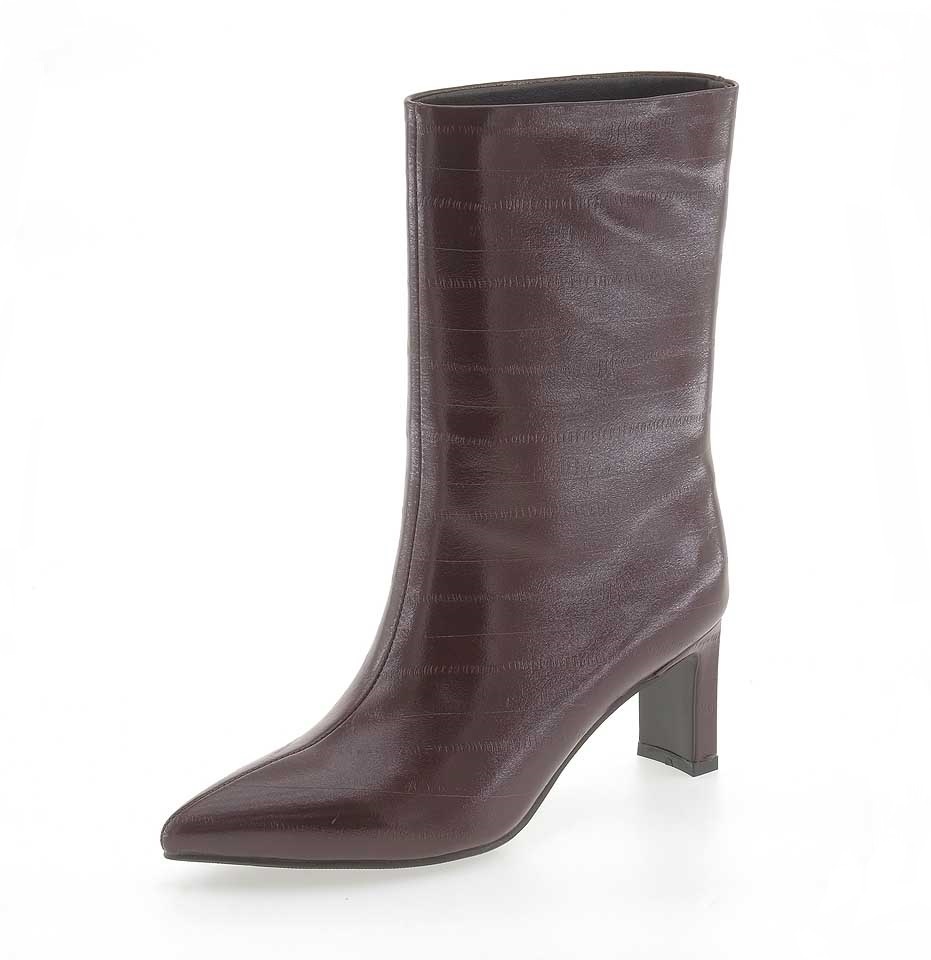 Ботильоны женские TOFA 101828-4 бордовые