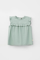 фуфайка  для девочки  КР 302443/холодная мята к475