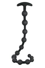Анальная цепочка NMC Ribbed Silicone Anal Beads, силикон, 48,3 см