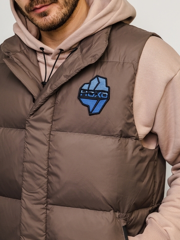 Жилет "НОХО" утеплённый, унисекс, цвет "Прибрежный туман"