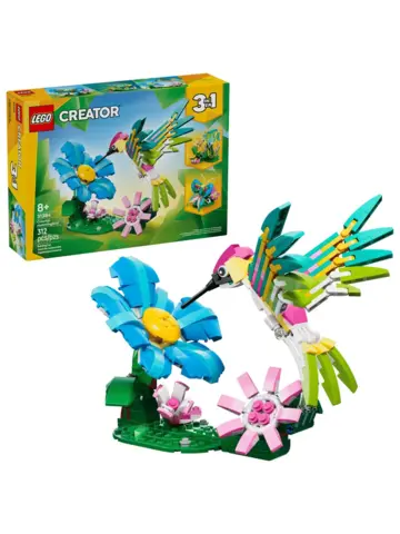 Конструктор Creator 31384 Дикие животные: яркая колибри