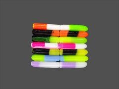 Форелевая силиконовая приманка COOL PLACE BUK FLOATING STRETCH цвет MIX 3  ( плавающая/ тянущаяся ) 65 мм/ 7 шт в банке.