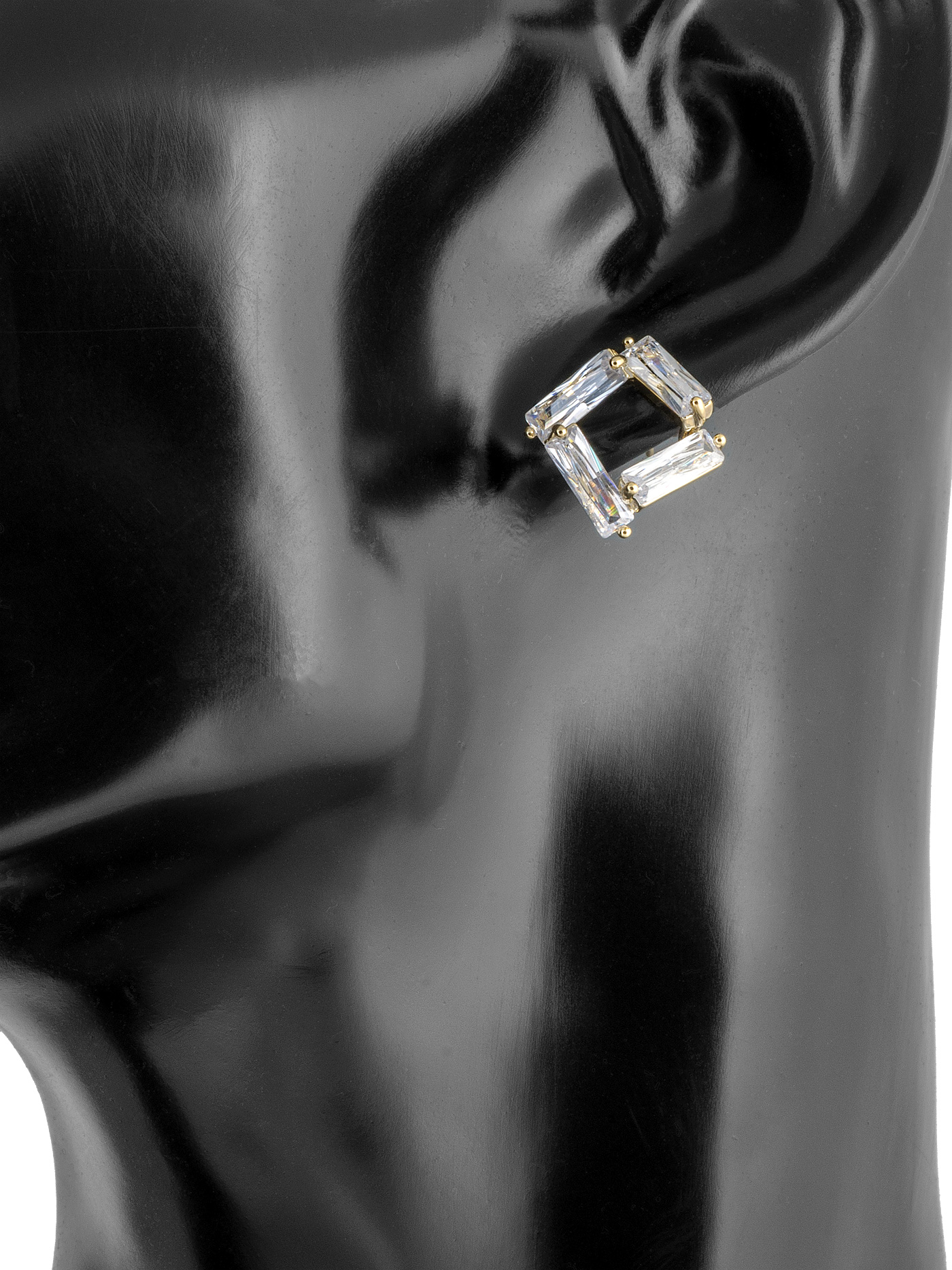 Серьги с кристаллами