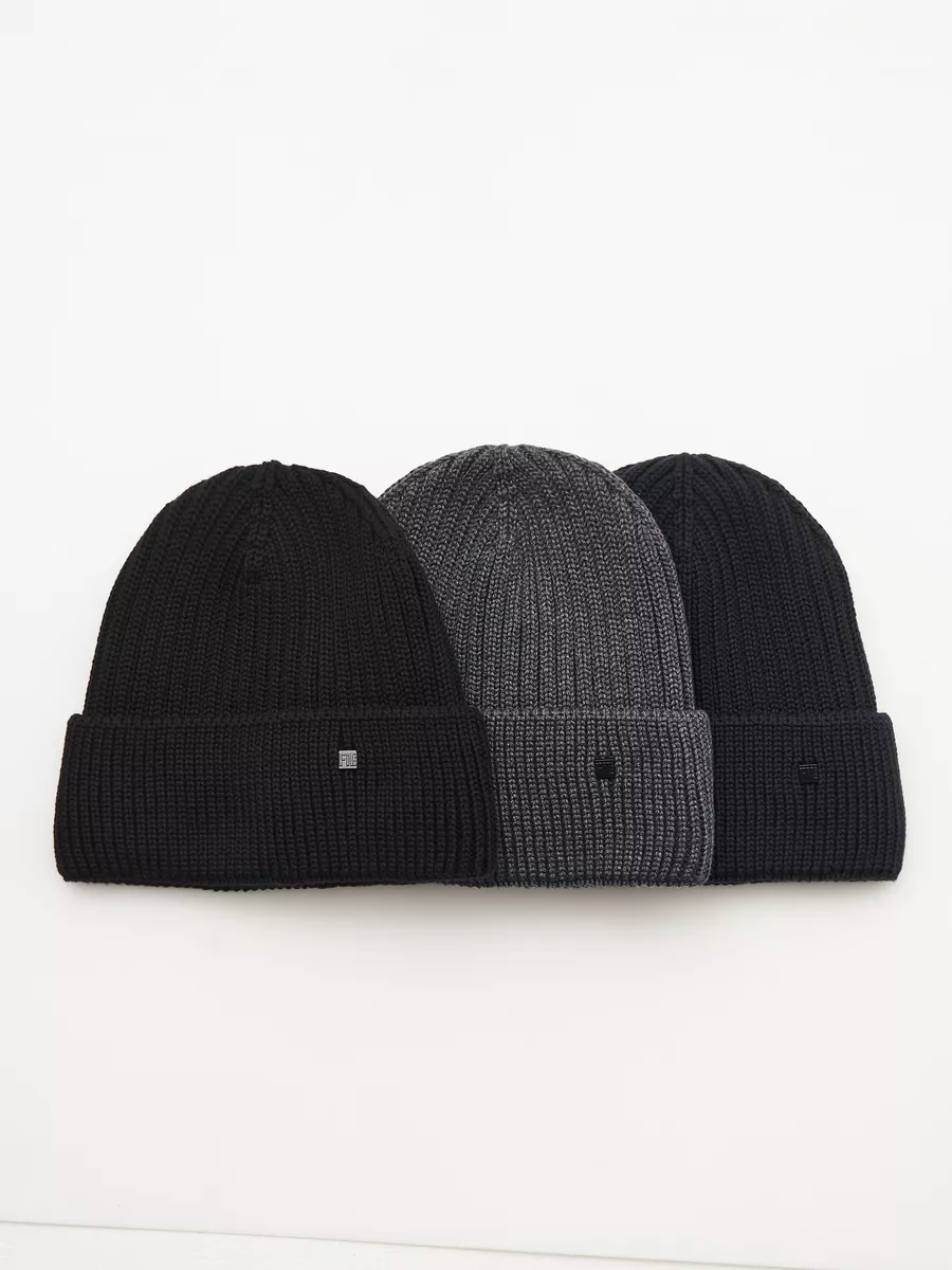 Шапка бини зимняя весенняя с флисом