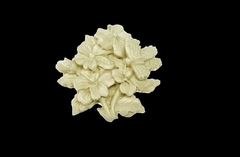 Силиконовый молд Мотылек на букете цветов малый