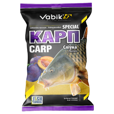 Прикормка Vabik SPECIAL Карп Слива 1кг 10 шт/уп.