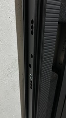 Входная металлическая дверь с зеркалом Континент 024 Зеркало тонированное Макси Черный кварц