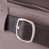 Сумка Саломея 2006 наппа тауп + шоколад