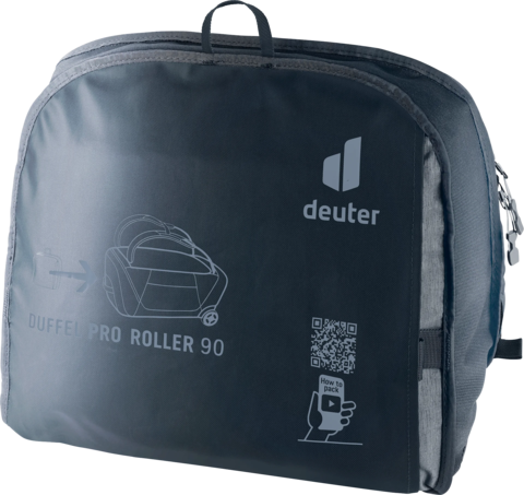 Картинка сумка на колесах Deuter Duffel Pro Roller 90 Black - 9
